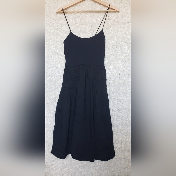 Theory women's little black dress one size fits all with pleats - Picture 1 of 12